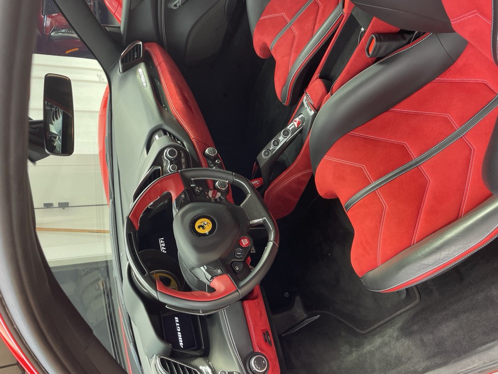 Ferrari 488 GTB interior detailed by Just The Details